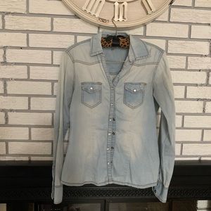 Chambray button down